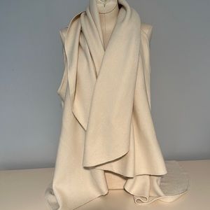 Ivory sweater wrap